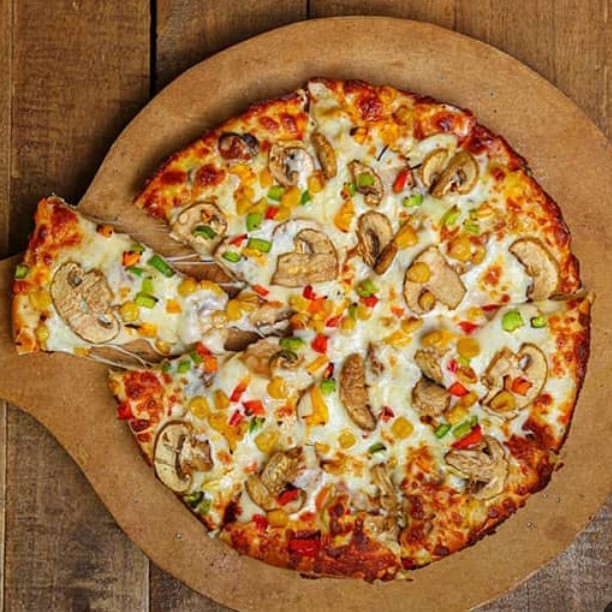  پیتزا مرغ و قارچ